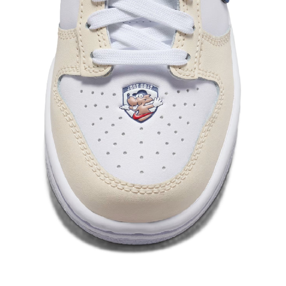 Big Kid's Nike Dunk Low White/Midnight Navy-White (IH7343 141)