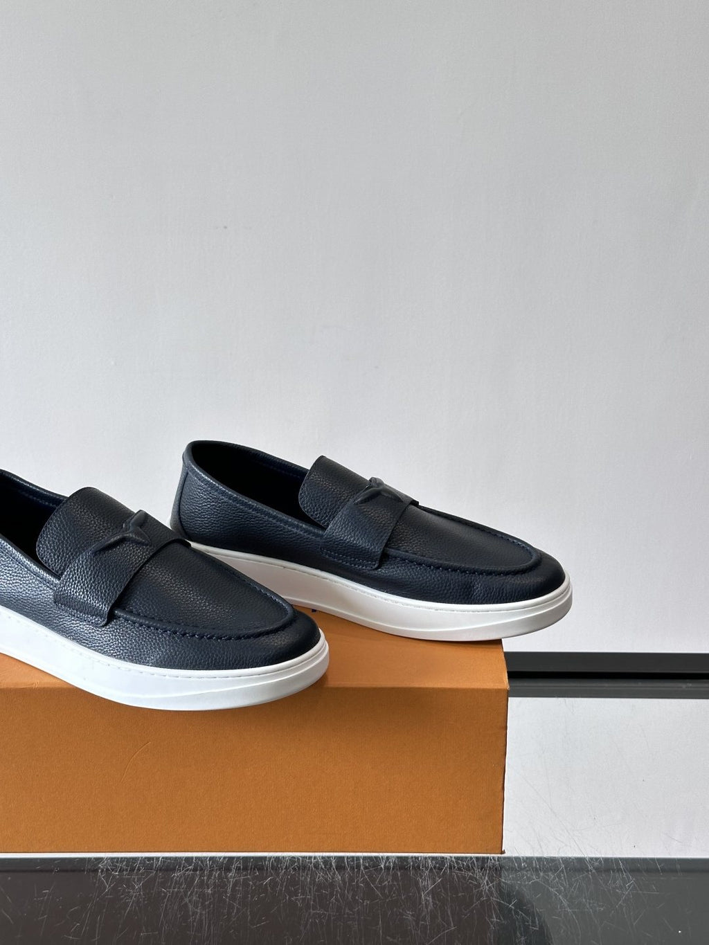 Louis Vuitton Black Platform Loafers
