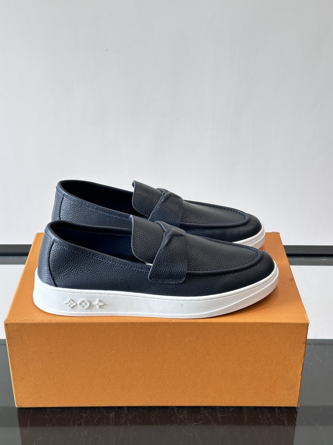 Louis Vuitton Black Platform Loafers