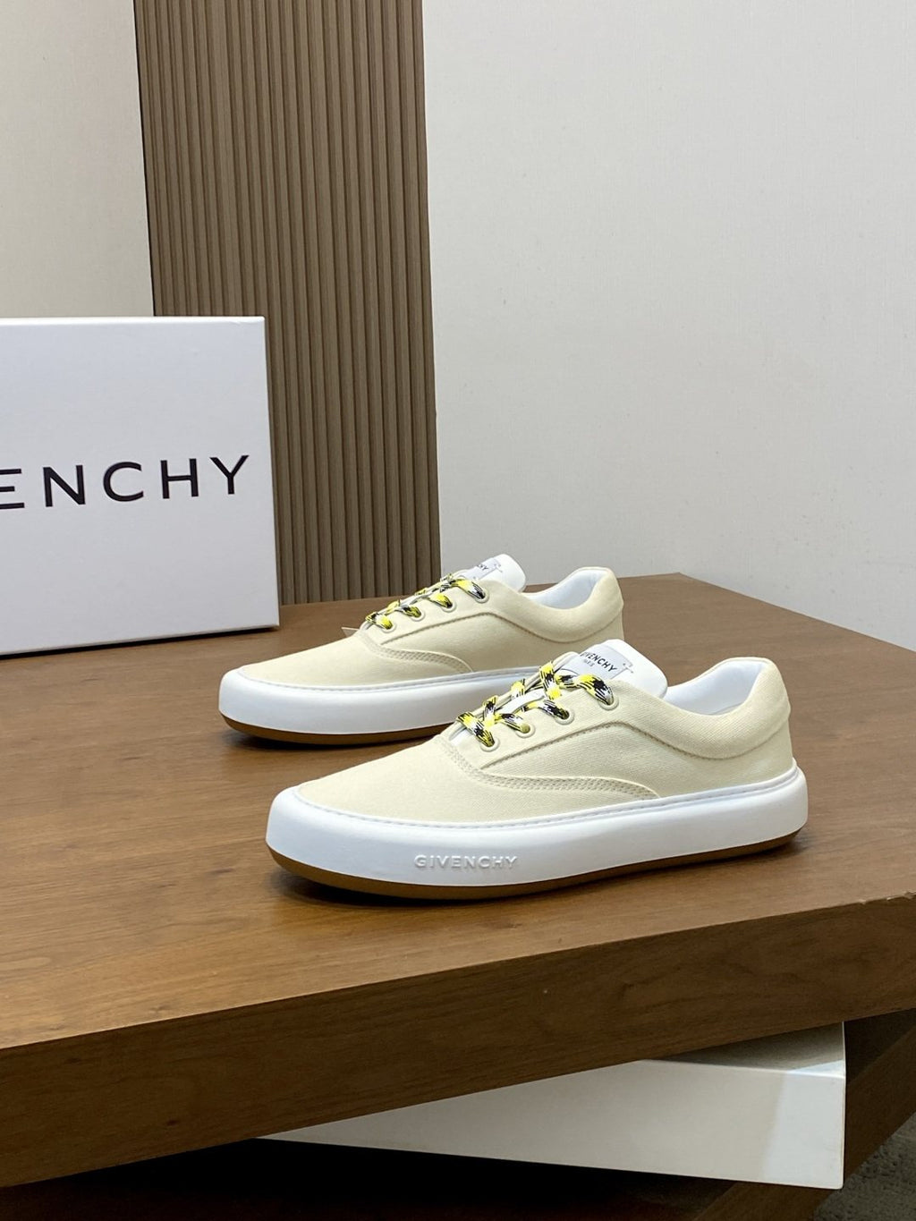 Givenchy Cream Low-Top Sneakers