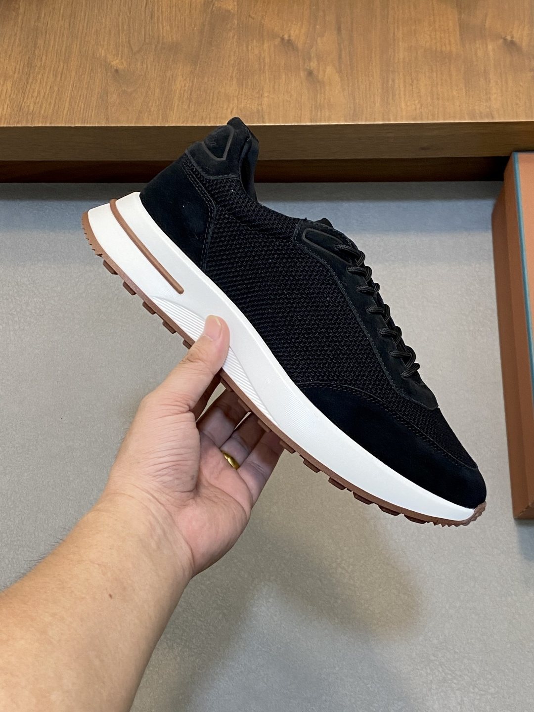 Loro Piana Men's Lace-Up Sneakers