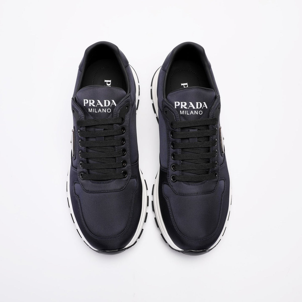 Prada Men's Triangle Badge Sneakers