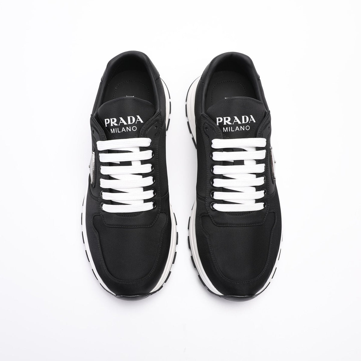 Prada Men's Triangle Badge Sneakers
