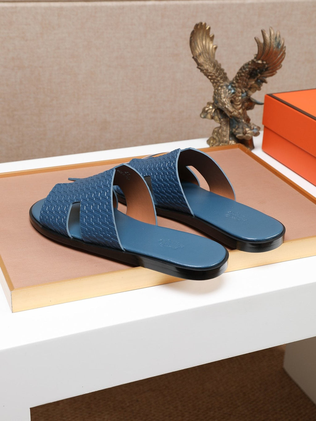 Hermès H-Cutout Slide Sandals