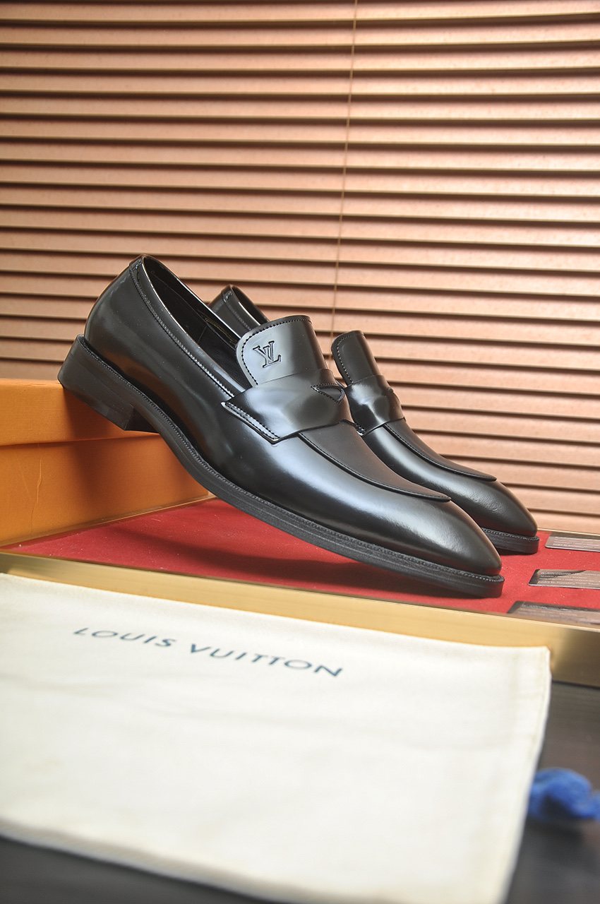 Louis Vuitton Checkered Buckle Loafers