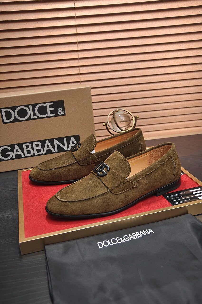 Dolce & Gabbana Bernini Buckle Loafers