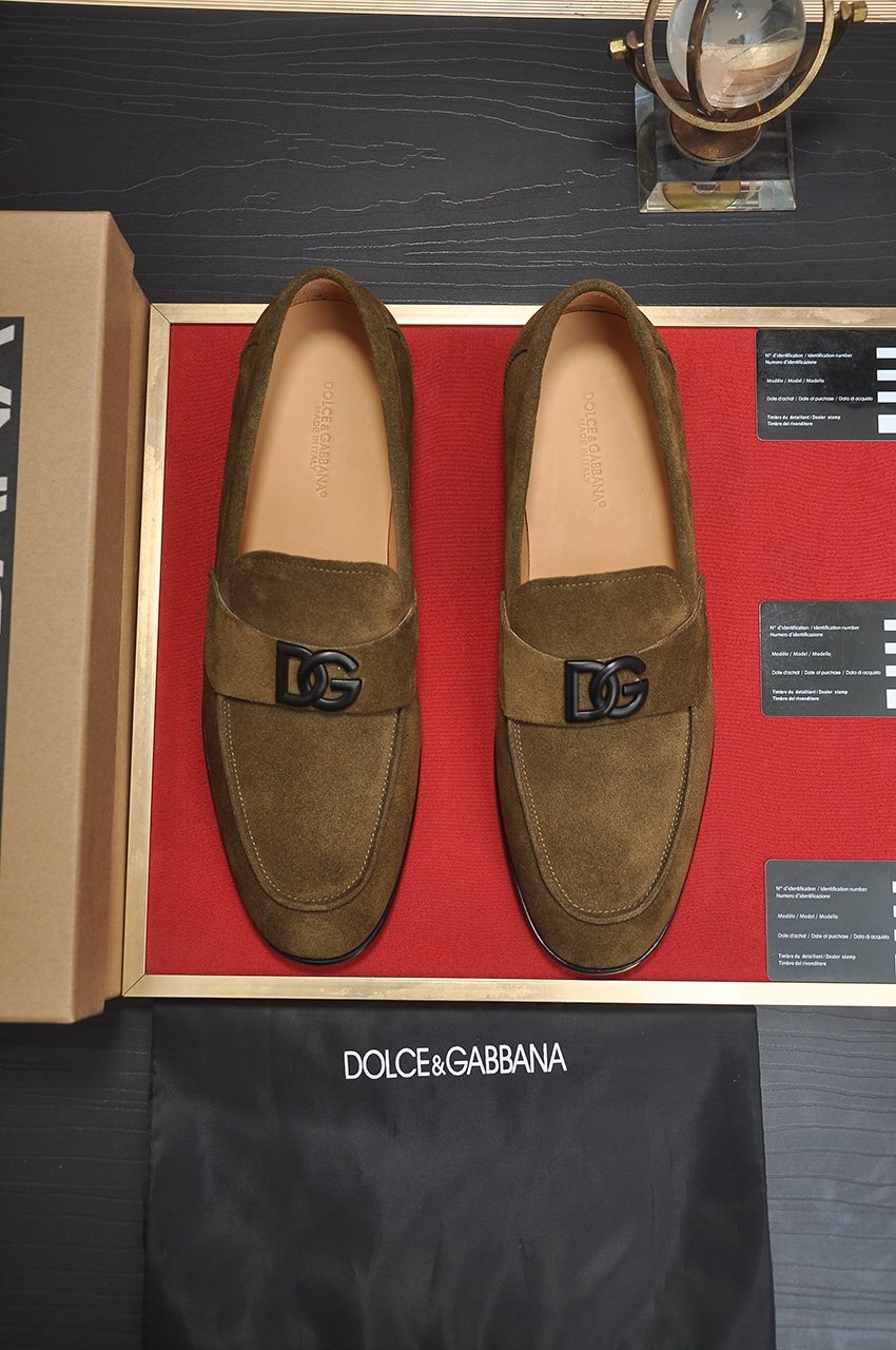 Dolce & Gabbana Bernini Buckle Loafers
