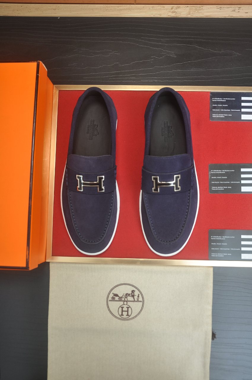 Hermès H-Hardware Slip-On Shoes