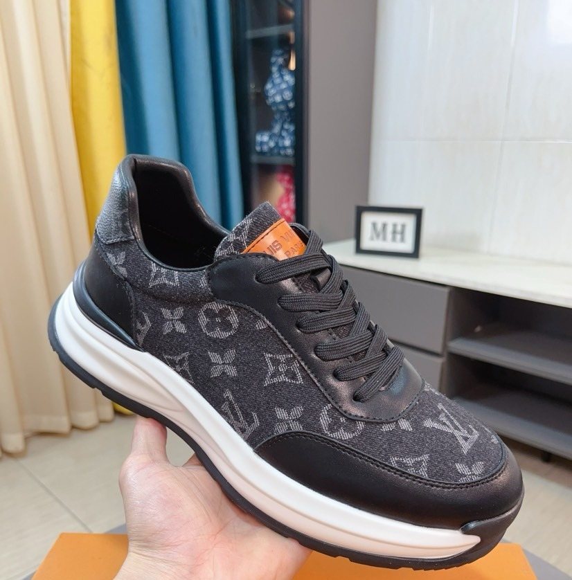 Louis Vuitton Men's Monogram Low-Top Sneakers - Monogram-Pattern Upper