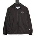 Burberry Equestrian Emblem Hooded Zip Jacket - Black