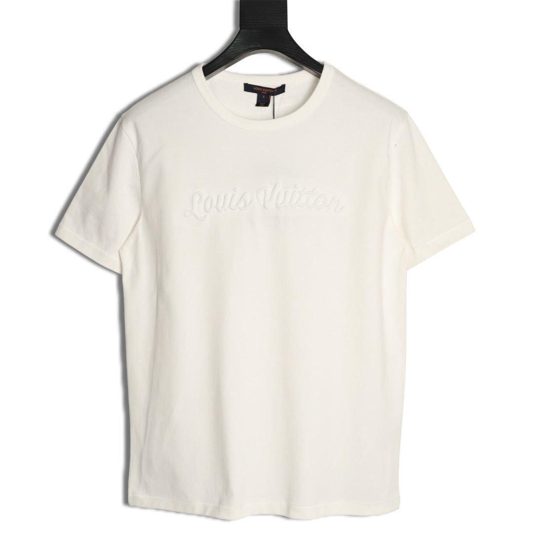Louis Vuitton Tonal Chest-Logo Short-Sleeve T-Shirt - Cream